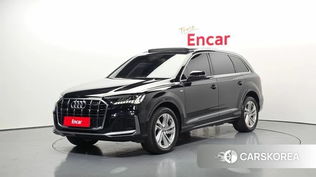 Audi Q7 (4M) 2021 Черный из Кореи