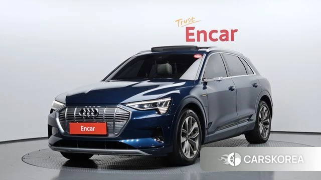 Audi e-Tron 2020 Синий из Кореи