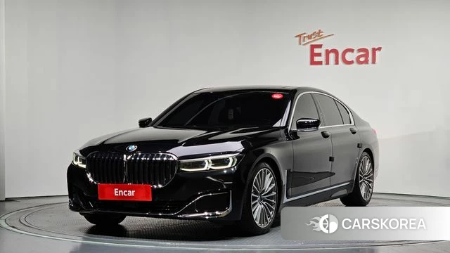 BMW 7 Series (G11) 2021 Черный из Кореи