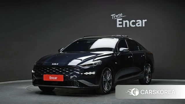 Kia K8 Hybrid 2023 Синий из Кореи