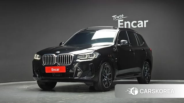 BMW X3 (G01) 2022 Черный из Кореи