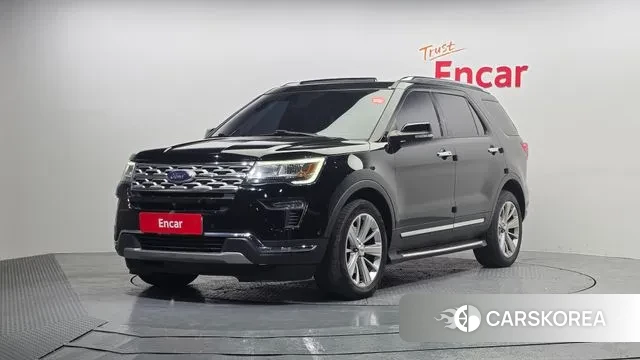 Ford Explorer 2018 Черный из Кореи