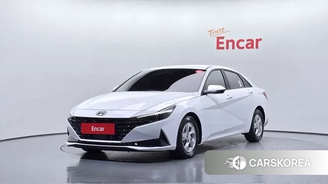 Hyundai Avante (CN7) 2022 Белый из Кореи