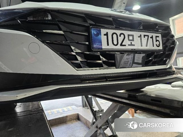 Hyundai Avante (CN7) 2021 Белый из Кореи