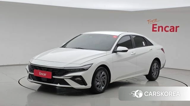 Hyundai The New Avante (CN7) 2023 Белый из Кореи