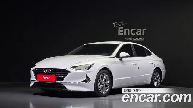 Hyundai Sonata (DN8) 2019 Белый из Кореи