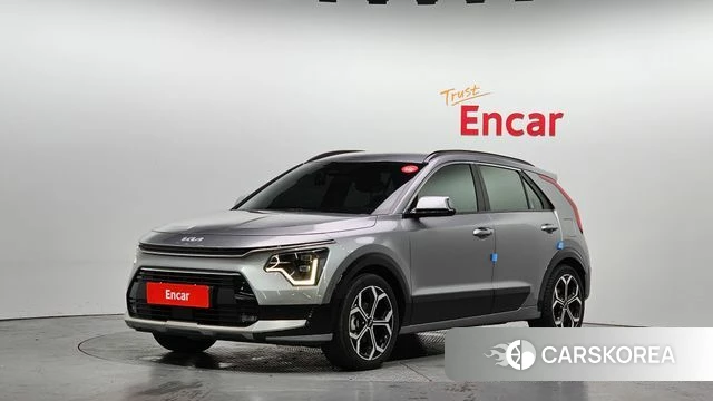 Kia Di Ol Nu Niro 2022 Серебристо-серый из Кореи