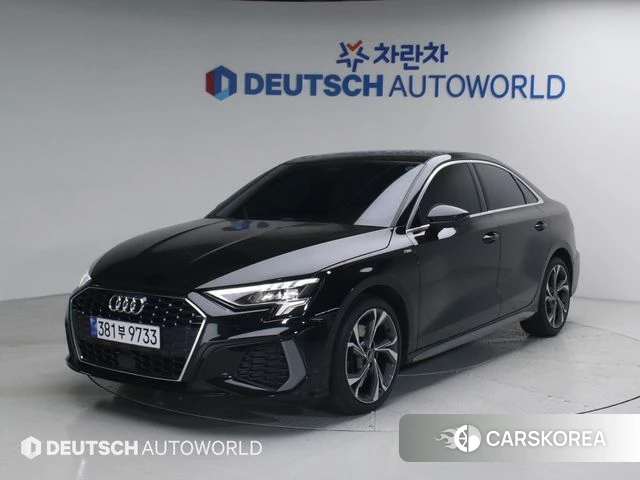 Audi A3 (8Y) 2023 Черный из Кореи
