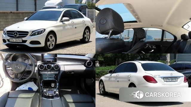 Mercedes-Benz C-Class W205 2018 Белый из Кореи