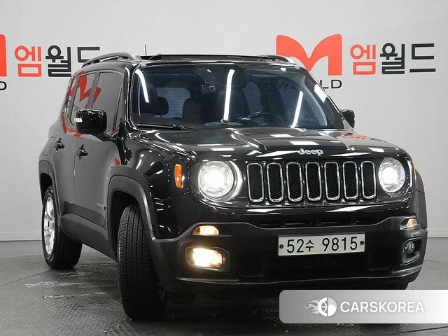 Jeep Renegade 2018 Черный из Кореи