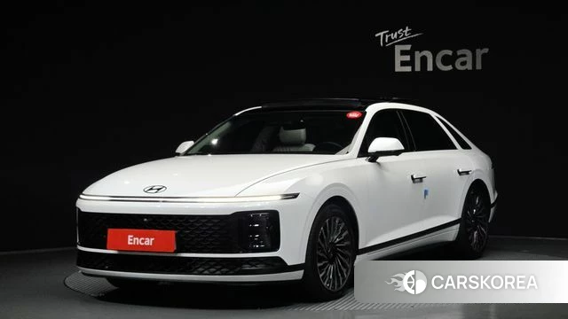 Hyundai Grandeur Hybrid (GN7) 2024 Белый из Кореи