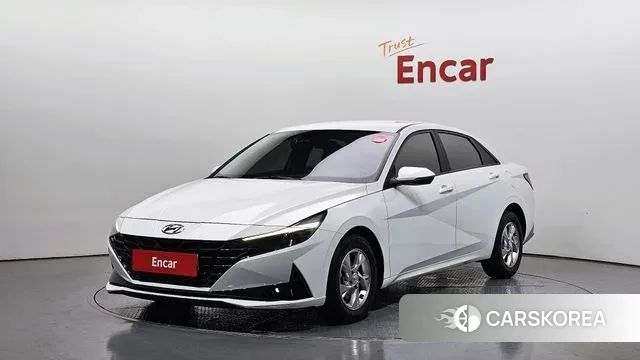 Hyundai Avante (CN7) 2021 Белый из Кореи