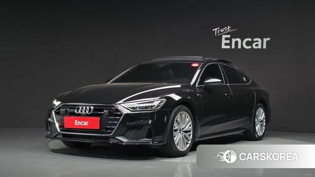 Audi A7 (4K) 2021 Черный из Кореи