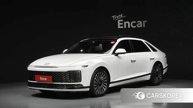 Hyundai Grandeur Hybrid (GN7) 2023 Белый из Кореи