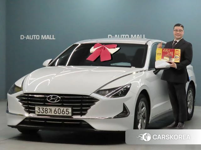 Hyundai Sonata (DN8) 2019 Белый из Кореи