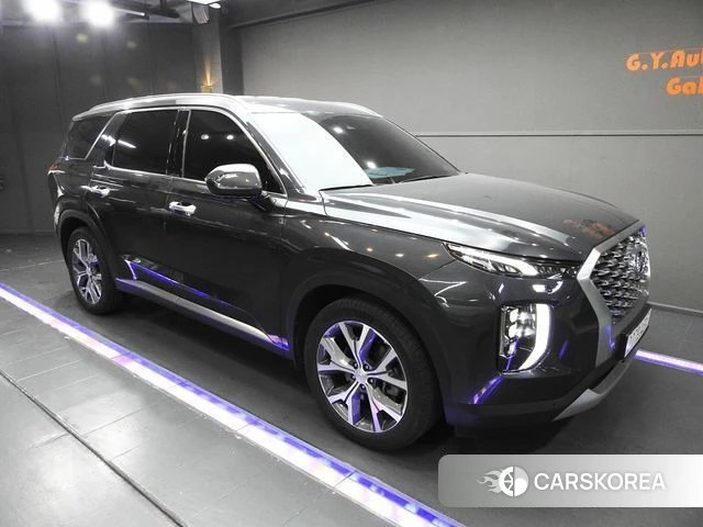Hyundai Palisade 2021 Черный из Кореи