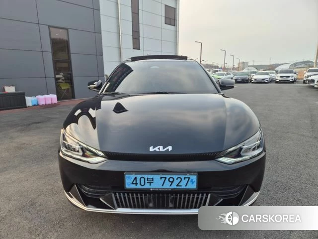 Kia EV6 2022 Черный из Кореи