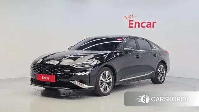 Kia K8 Hybrid 2022 Черный из Кореи