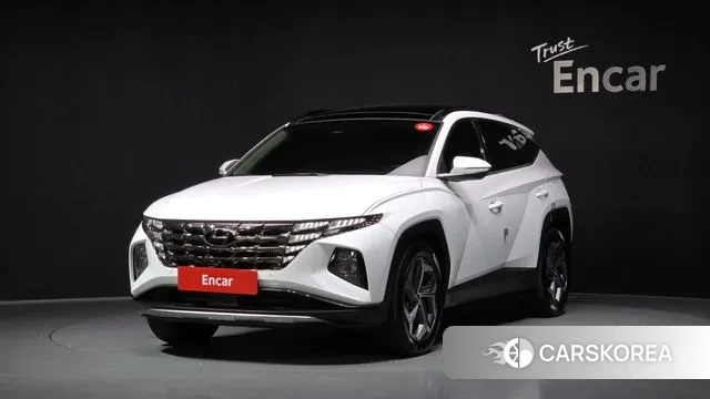 Hyundai Tucson (NX4) 2021 Белый из Кореи