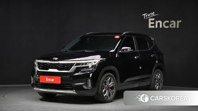Kia Seltos 2020 Черный из Кореи