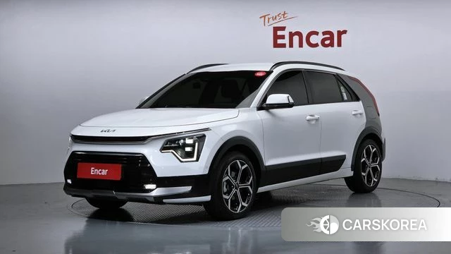Kia Di Ol Nu Niro 2022 Белый из Кореи