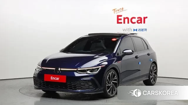 Volkswagen Golf 8th Generation 2024 Синий из Кореи