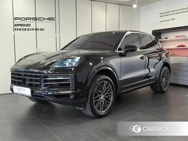 Porsche Cayenne (PO536) 2023 Черный из Кореи