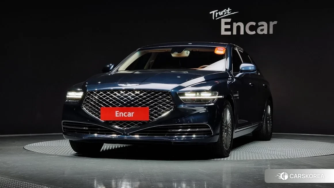Genesis G90 2021 Темно-зеленый из Кореи
