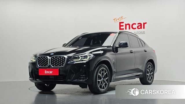 BMW X4 (G02) 2023 Черный из Кореи
