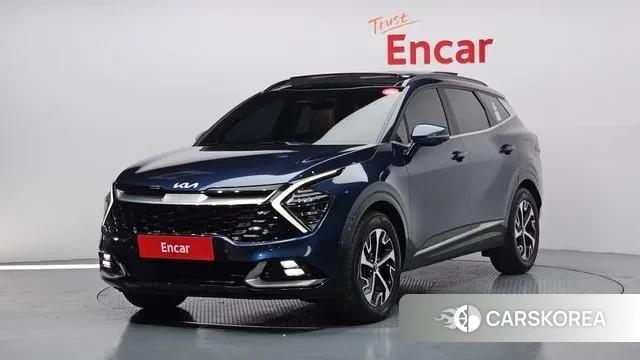Kia Sportage 5th Generation Hybrid 2021 Синий из Кореи
