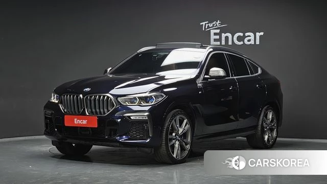 BMW X6 (G06) 2020 Черный из Кореи