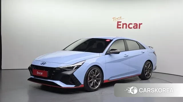 Hyundai Avante (CN7) 2022 Небесно-голубой из Кореи