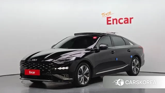 Kia K8 Hybrid 2023 Черный из Кореи