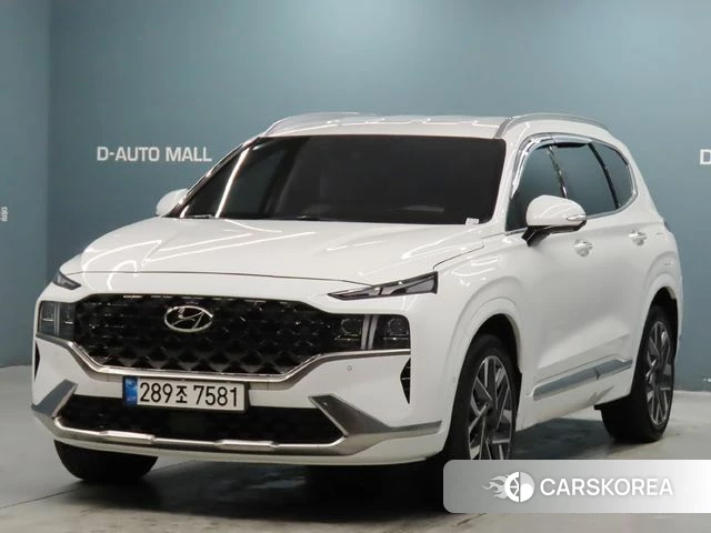 Hyundai The New Santa Fe 2022 Белый из Кореи