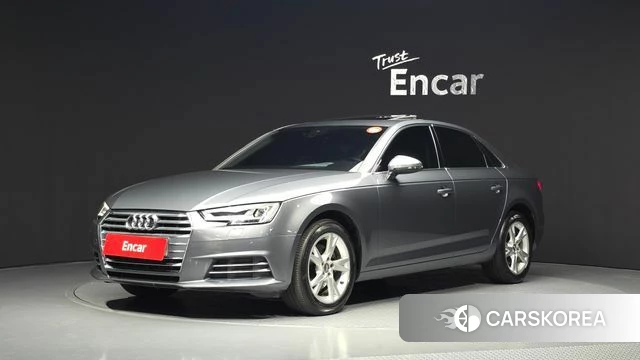 Audi A4 (B9) 2018 Серебристо-серый из Кореи