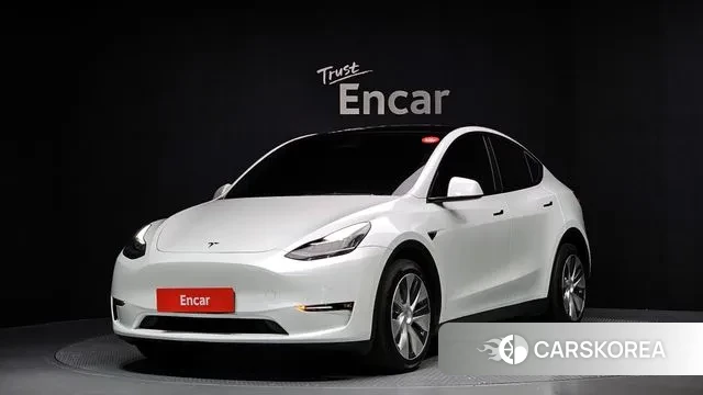 Tesla Model Y 2022 Белый из Кореи