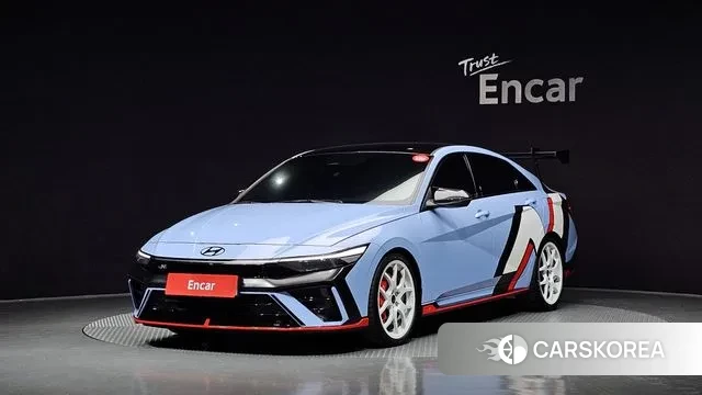 Hyundai The New Avante (CN7) 2025 Небесно-голубой из Кореи