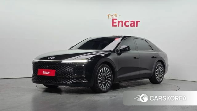 Hyundai Grandeur Hybrid (GN7) 2023 Черный из Кореи