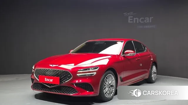 Genesis The New G70 2022 Красный из Кореи