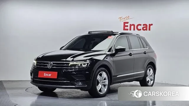 Volkswagen Tiguan second Generation 2020 Черный из Кореи