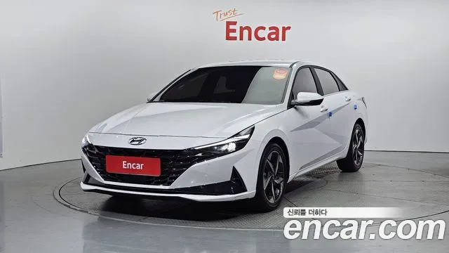 Hyundai Avante (CN7) 2020 Белый из Кореи