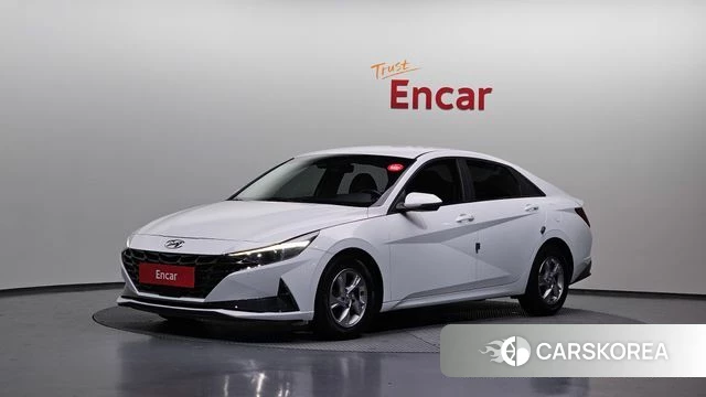 Hyundai Avante (CN7) 2021 Белый из Кореи