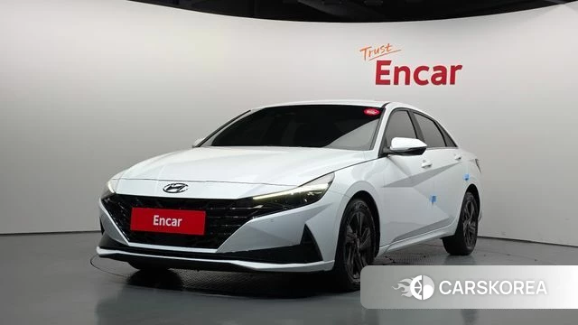 Hyundai Avante (CN7) 2020 Белый из Кореи
