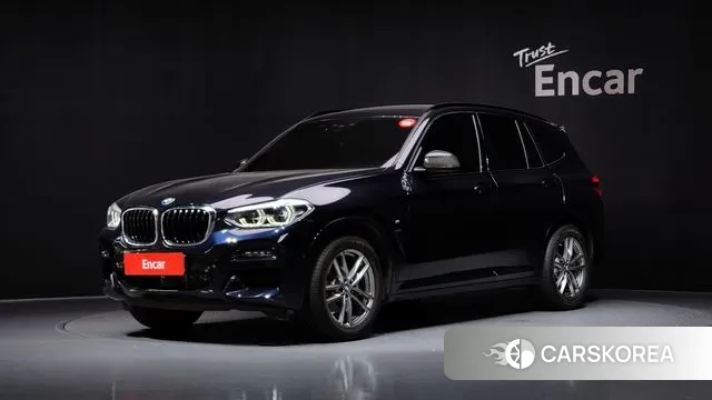 BMW X3 (G01) 2021 Черный из Кореи