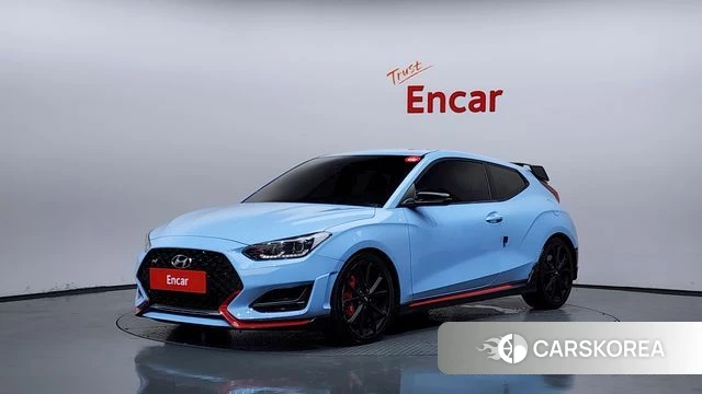 Hyundai Veloster (JS) 2021 Небесно-голубой из Кореи