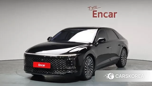 Hyundai Grandeur Hybrid (GN7) 2023 Черный из Кореи