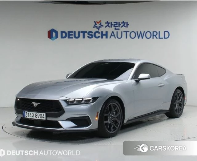 Ford Mustang 7th Generation 2024 Серебристо-серый из Кореи