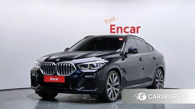 BMW X6 (G06) 2021 Черный из Кореи