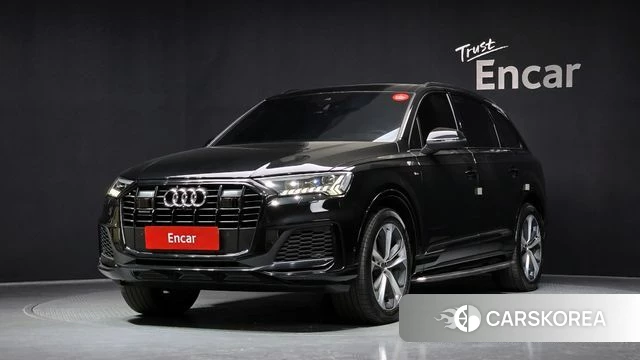 Audi Q7 (4M) 2022 Черный из Кореи