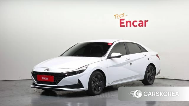 Hyundai Avante (CN7) 2022 Белый из Кореи